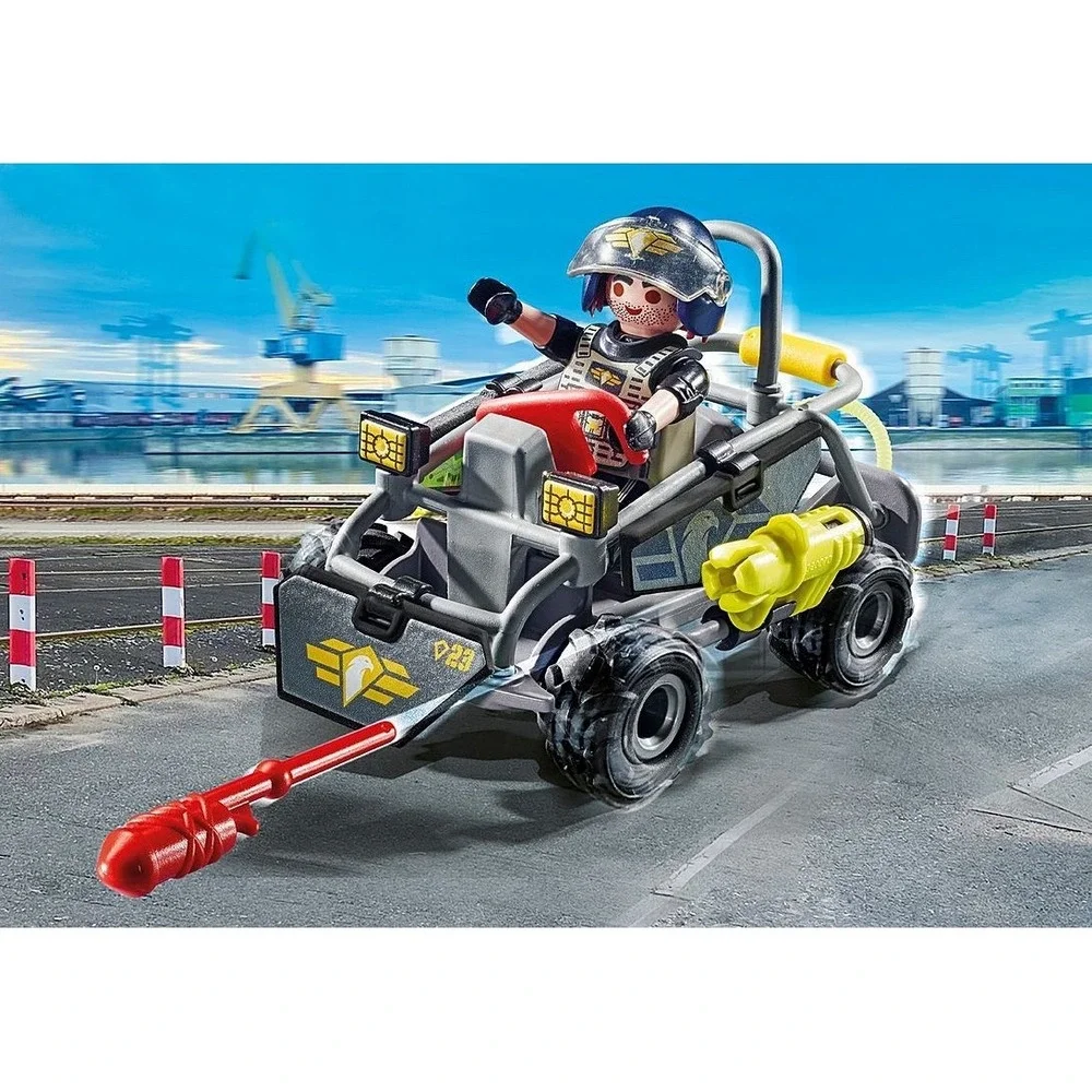 Playmobil City Action Tactical Unit‎ Multi-Terrain Quad Building Set NEW #71147
